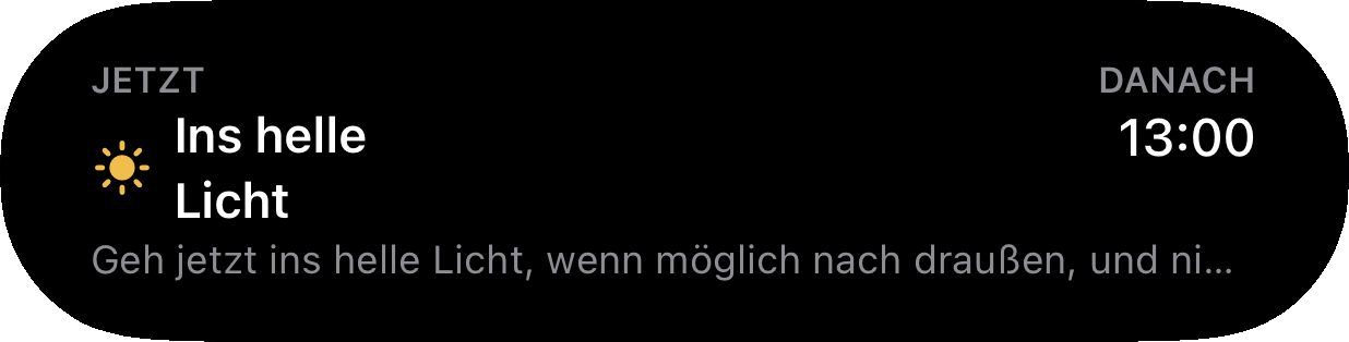 Die Dynamic Island, ausgeklappt: jetzt ins helle Licht, und wann es sich ändert.